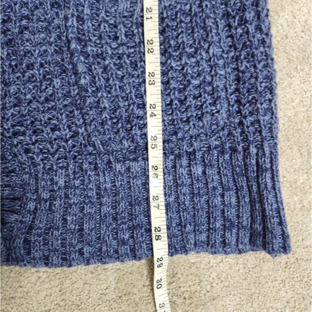 Elena Gilbert ASO Vampire Diaries Blue Chunky Knit Cardigan Sweater Size XL - Picture 10 of 12
